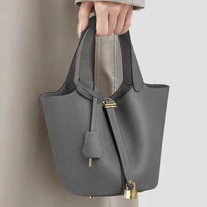 Elegant Gray Tote Bag